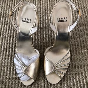 Stuart Weitzman Gold Sandals